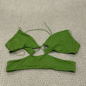 Green Crop Top